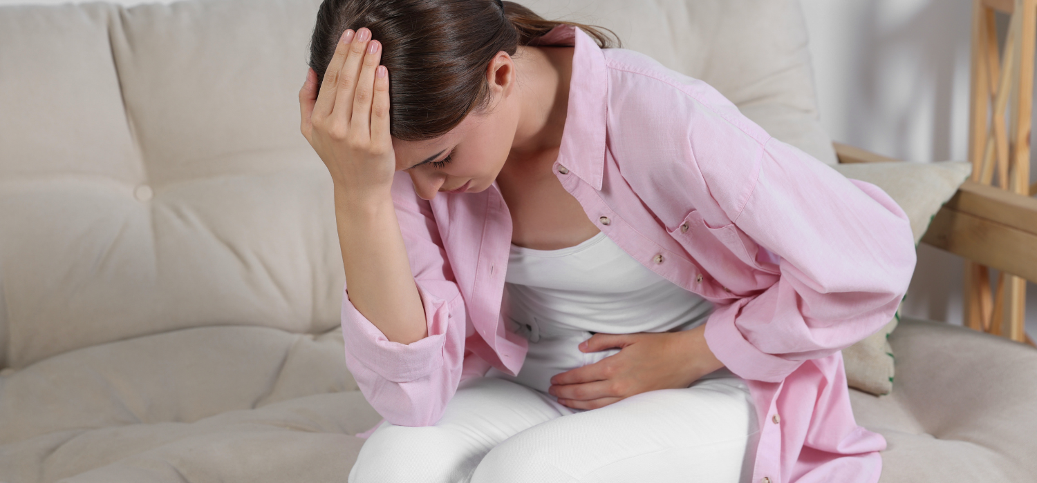 πρόπτωση πυελικών οργάνων
woman in pain
