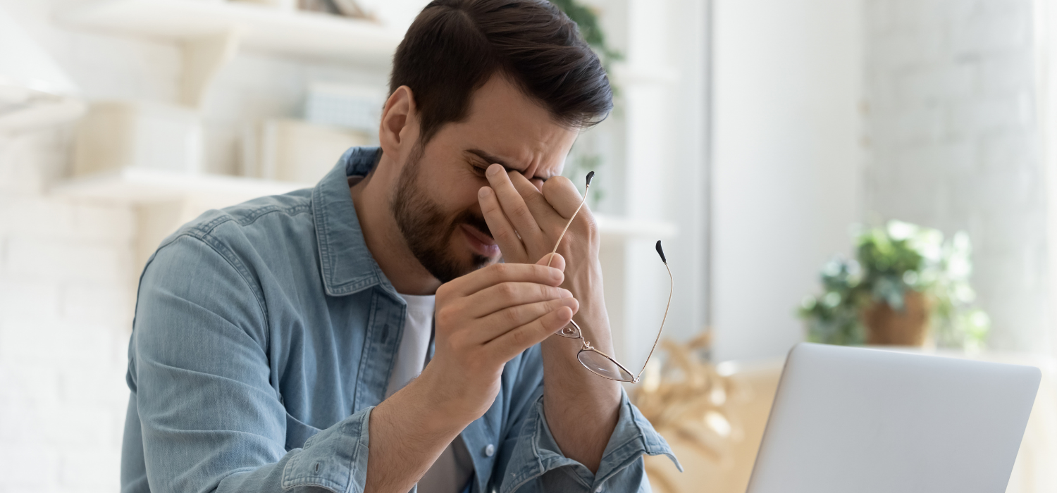 ατροφία όρχεων man tired